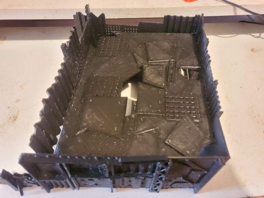 Wargaming Defense structure terrain kill team,