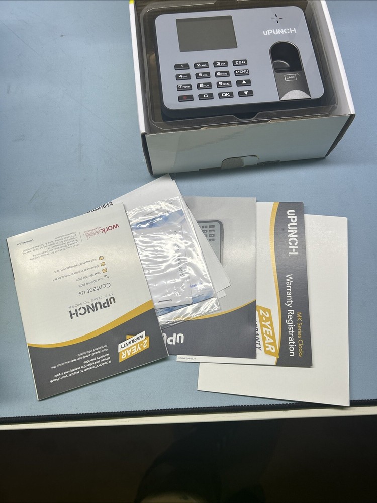 uPunch MK1000 Biometric Fingerprint/Proximity Standalone Time Clock