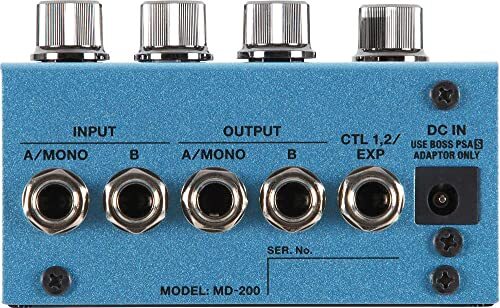 Boss MD-200 Modulation Guitar Effector Pedal Blue Compact Size Simple operation