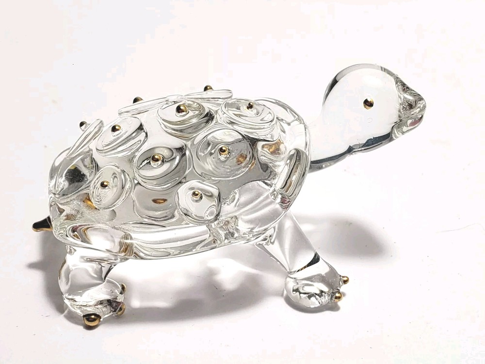 Glass Turtle Figurine About Face Designs Make Each Day Count IN BOX 2000