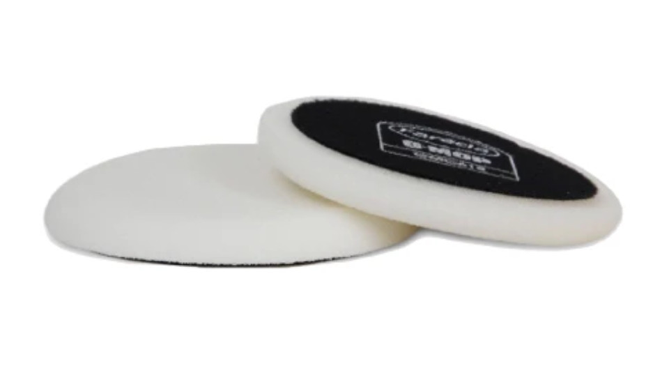 Farecla G Mop - 8" White Fast Cutting Dry Use Hook & Loop Foam Compounding Pad