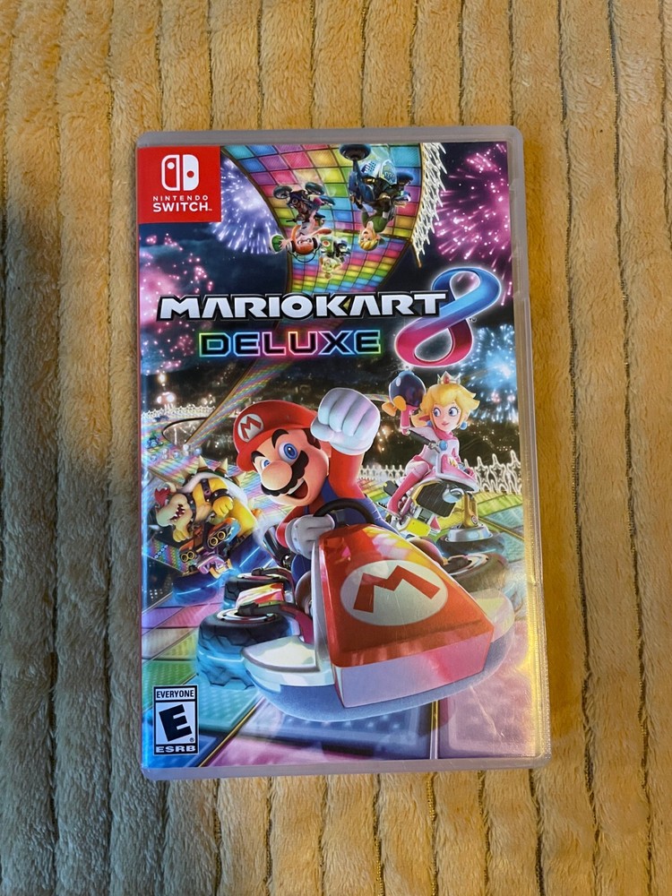 Mario Kart 8 Deluxe Original Box Case Replacement Nintendo Switch