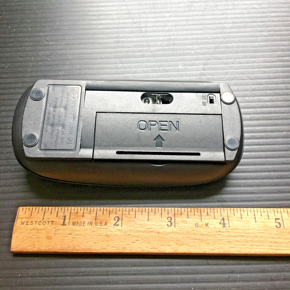 Accuratus Image Wireless Optical Scroll Mouse Sleek Slim Design Missing Receiver