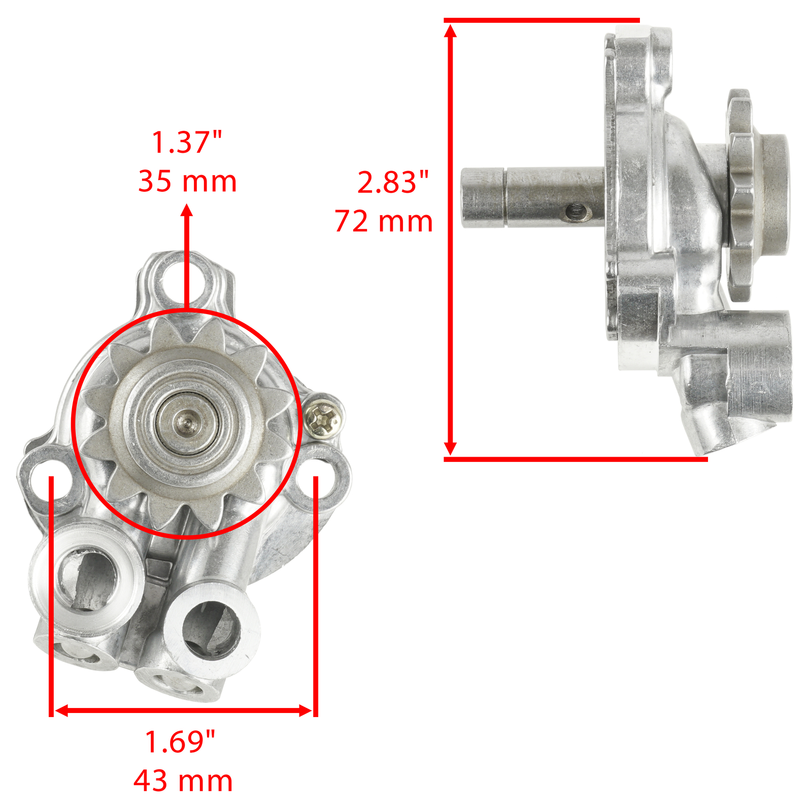 Oil Pump Assembly w/ Rotor fits Yamaha YFZ450 YFZ45LE YFZ450SE YFZ450V 2004-2006