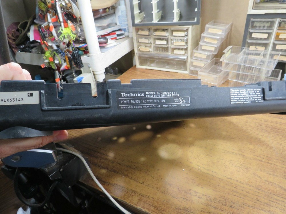 Technics SL-1200 Mk2 Bottom Cover Plinth