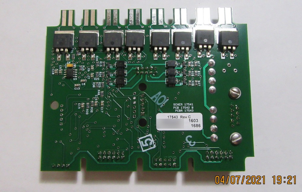 Genuine Mensor CPC6000 Backplane Board 17543 Rev C