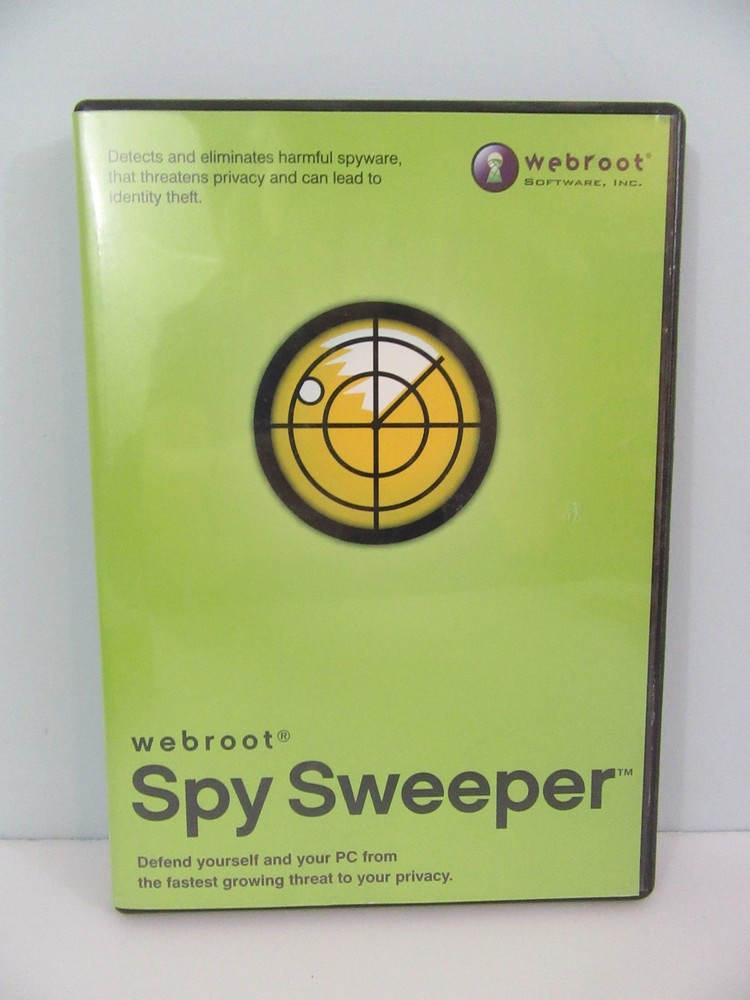 Webroot Spy Sweeper 2003 PC Software CD-ROM Windows 98/2000/XP - UNTESTED