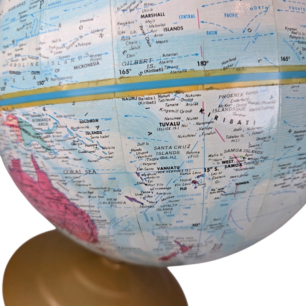 Replogle World Scholar Series 9 Inch Rotating Tabletop Topographical Globe