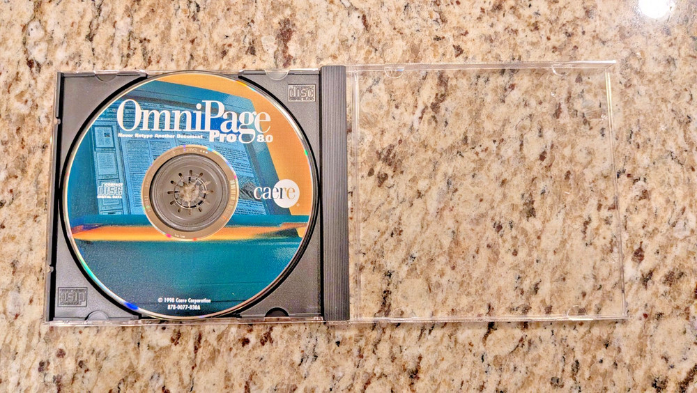 OmniPage Pro 8.0 CD-ROM