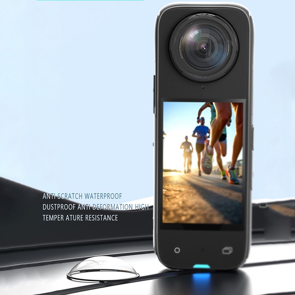 For insta360 X4 Optical Plastic Anti Cuts Panoramic Protective Lens Protector