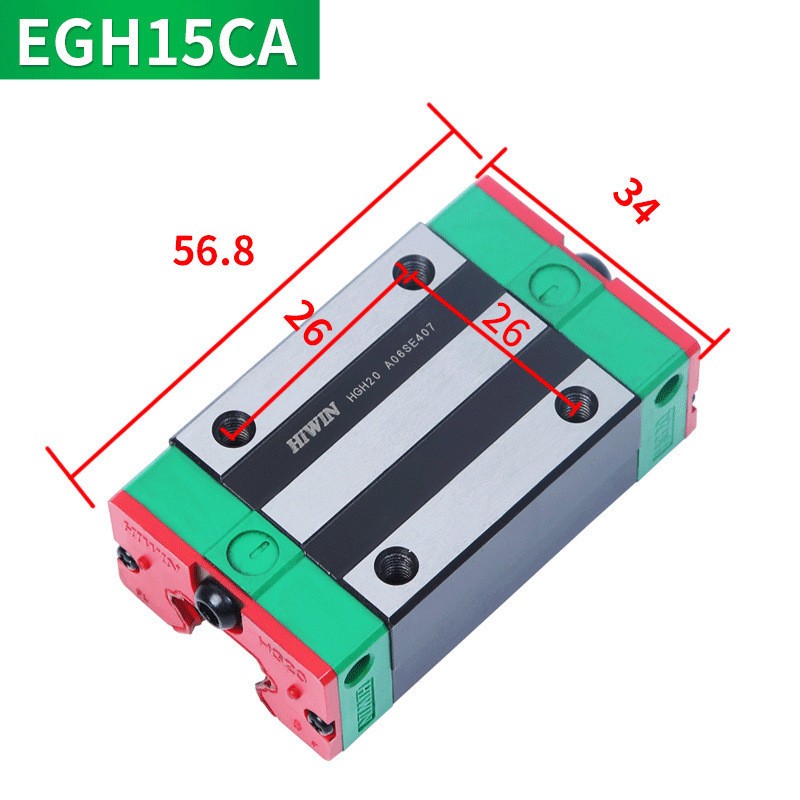 EGH15CA/EGH20CA/25CA Linear Guide Slider Carriage Sliding Block CNC Router