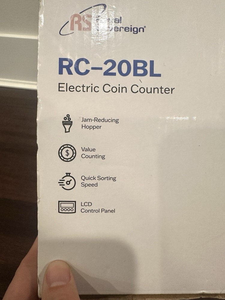 "Retro" Electronic Coin Counter/Sorter (RC-20BL)