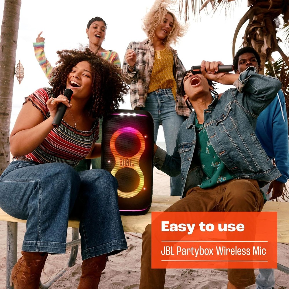 JBL JBLPBWIRELESSMICAM-Z PartyBox Wireless Two Microphone Kit - Certified