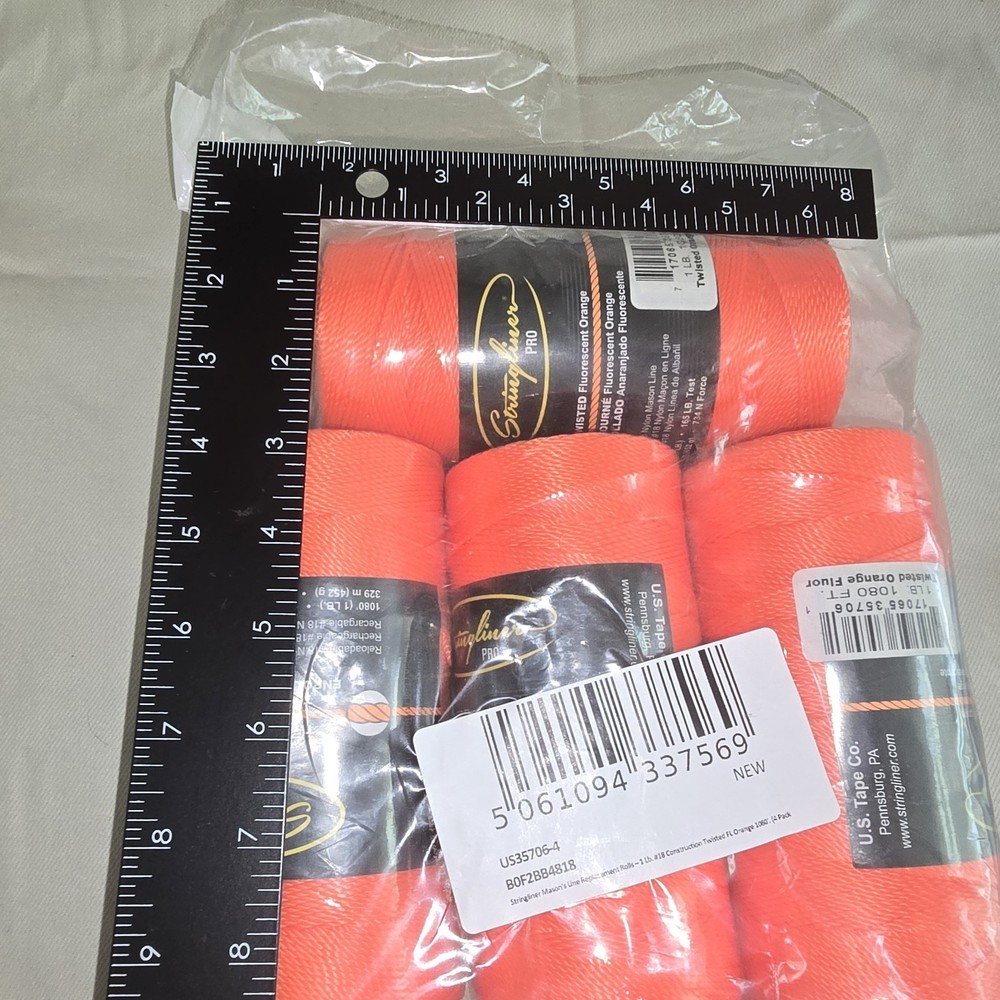 Stringliner 35706 Mason’s Line Replacement Rolls – 1 Lb. #18 Construction...