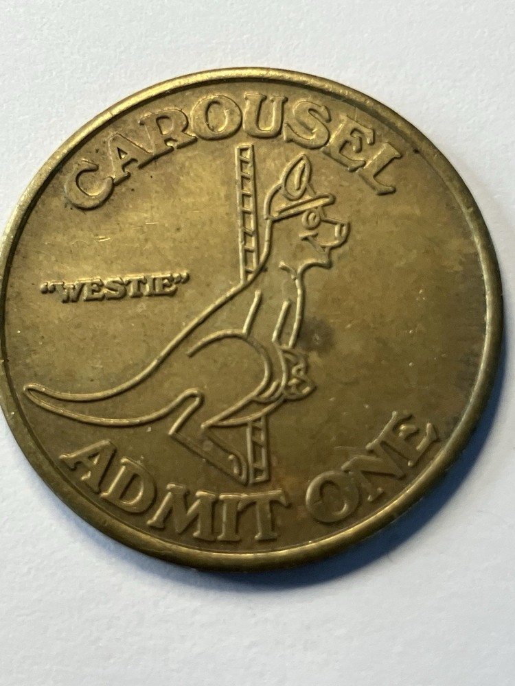 Old Paramus Carousel Token Kangaroo #uc1