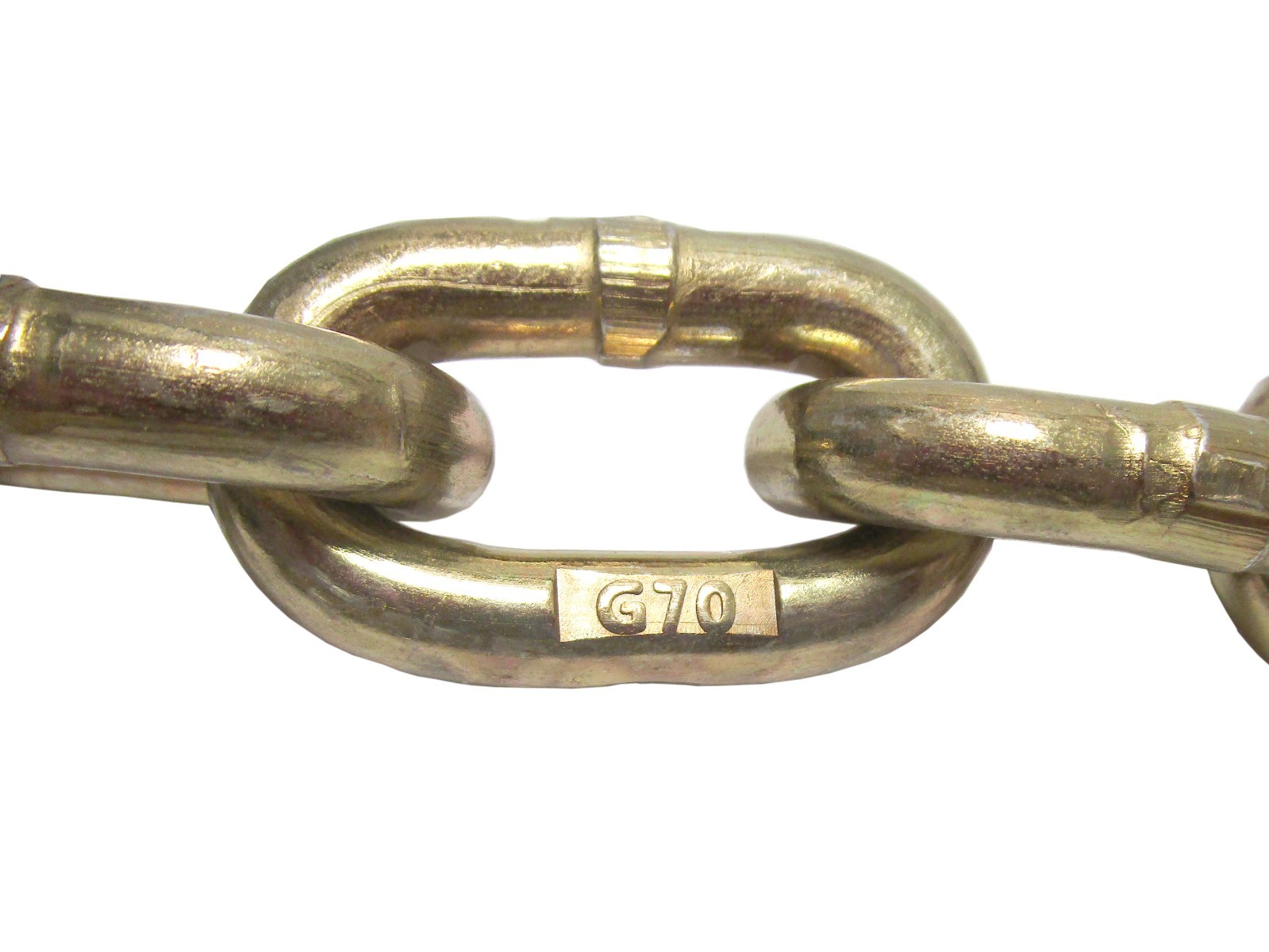 1/2" x 10' Grade 70 Transport Chain Heavy Duty Cargo Control WLL 11300 lbs