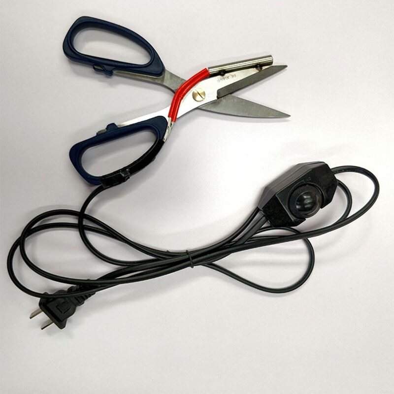 Electric Heating Tailor Scissors Power Hot Shears Knife Heated Scissors Tool