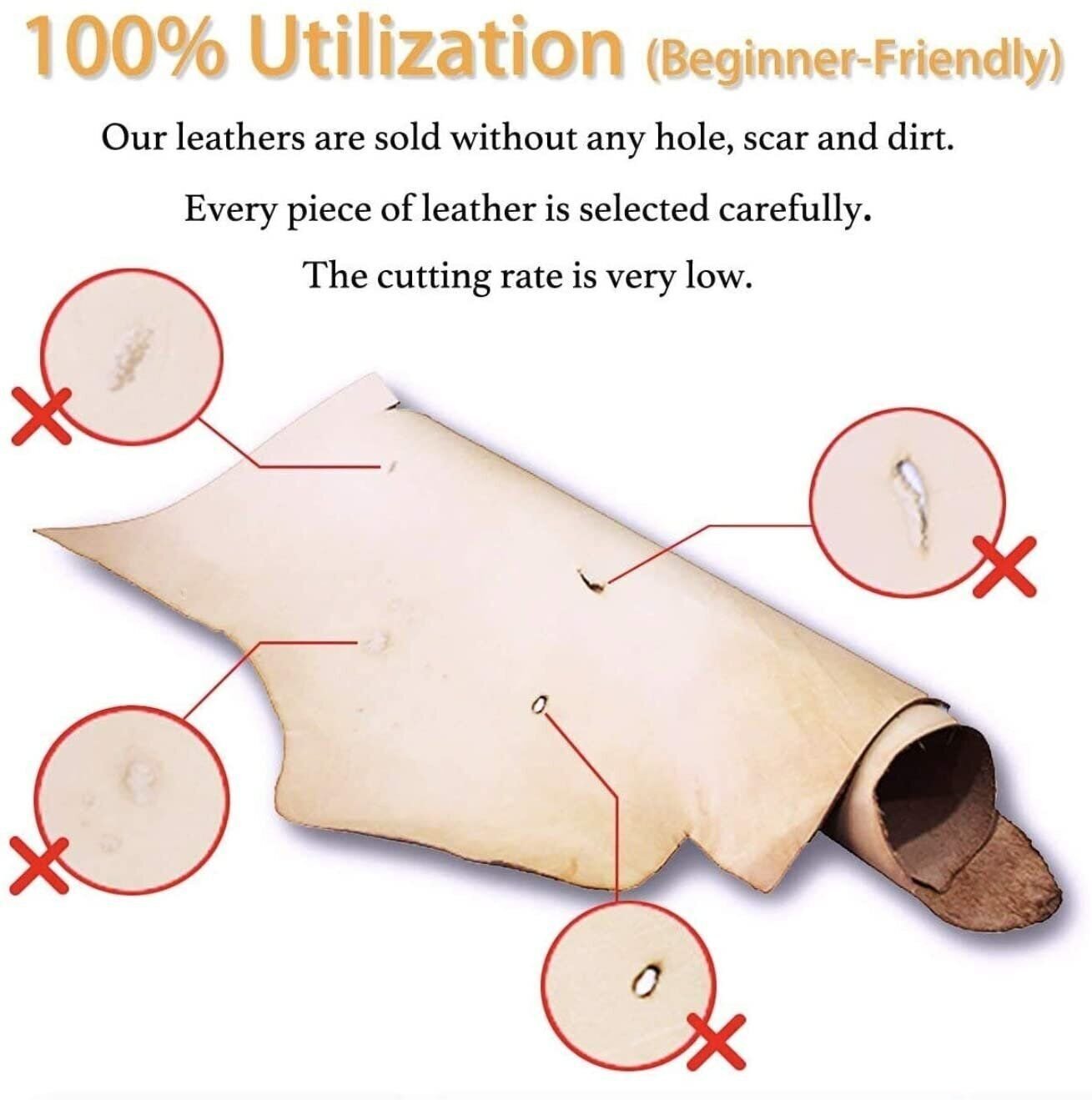 ELW Veg Tan Full Grain Tooling Leather 3/4 to 13/15 oz (1-6mm) Pre-Cut 6" to 48"