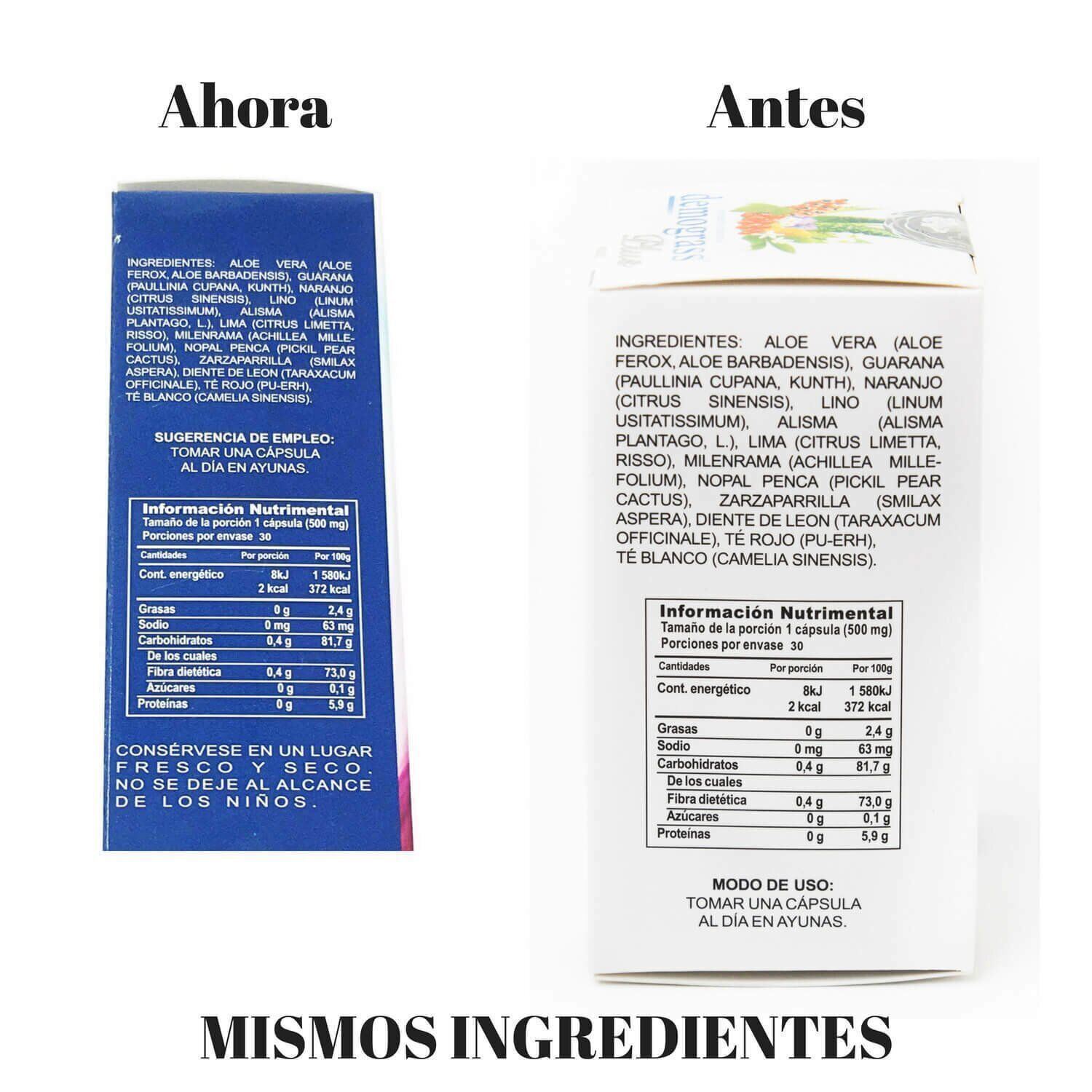 2 Demograss PLUS 60 DAY Supply GUARANTEED Original Demograss 2 MESES 60 CAPSULES