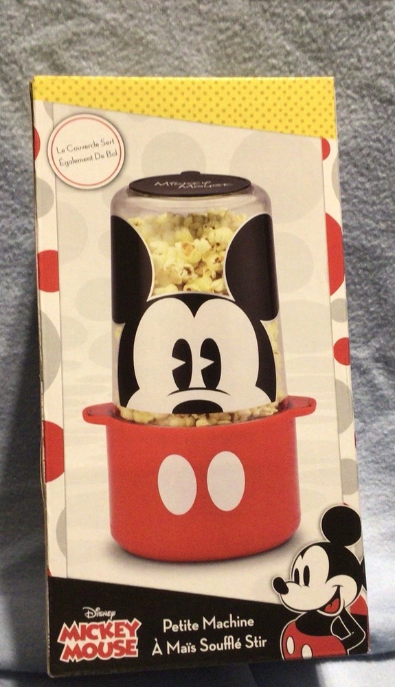 Disney Mickey Mouse Petite  Popcorn Maker Machine New