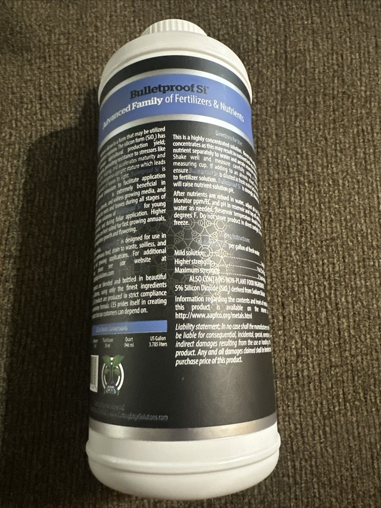 Cutting Edge Solutions Bulletproof Si 1 quart (Qt)