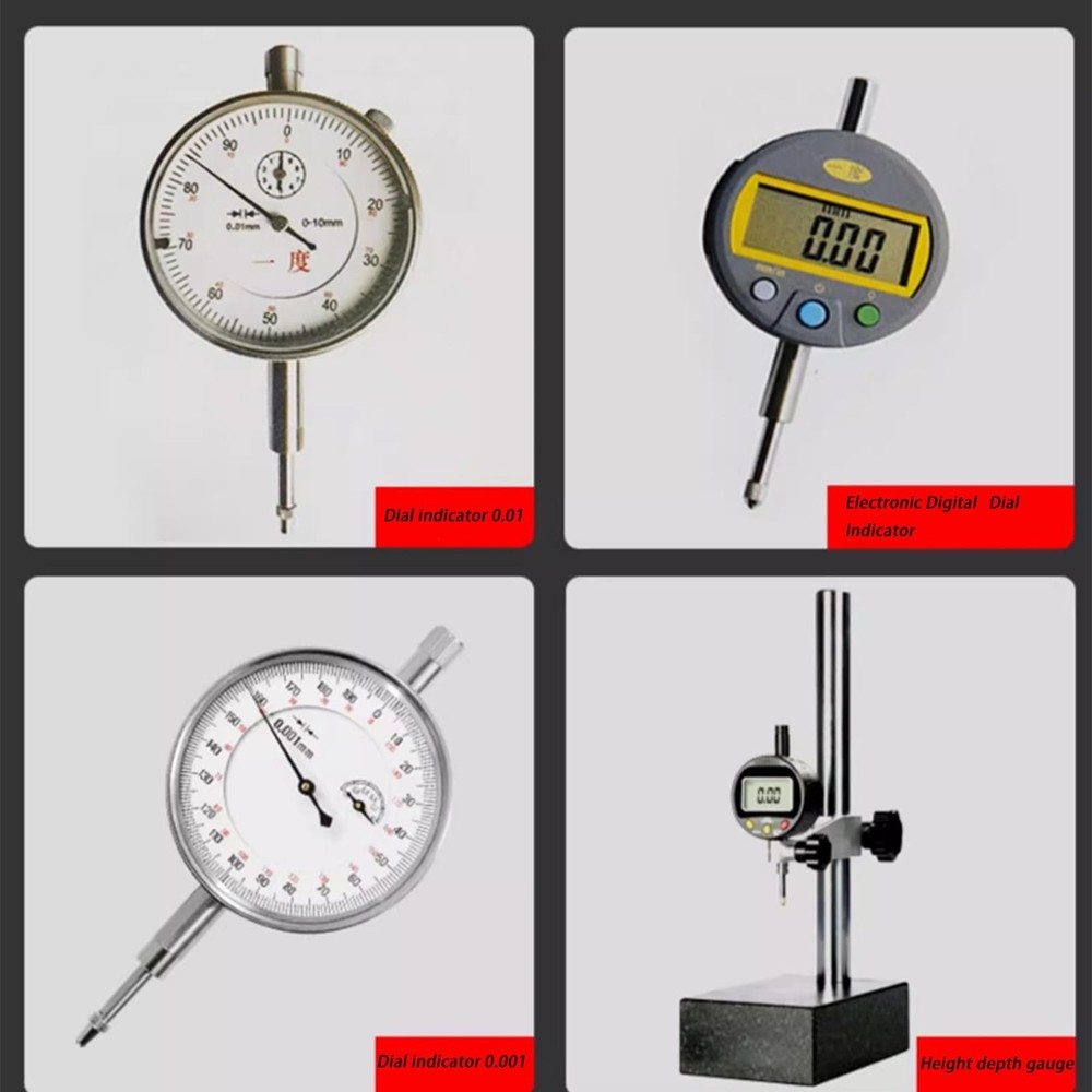 6pcs Dial Indicator Extension Stem Rod, 4-48 UNF Thread