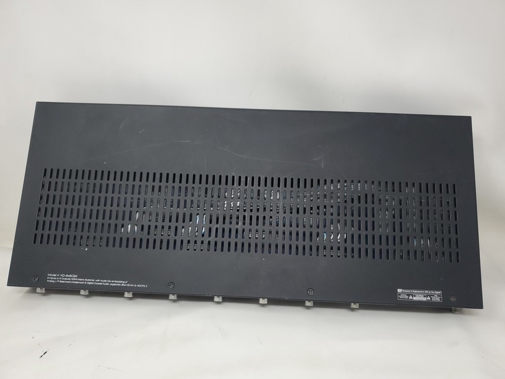 Key Digital KD-8x8CSA| 8x8 Matrix Switcher- **Read**