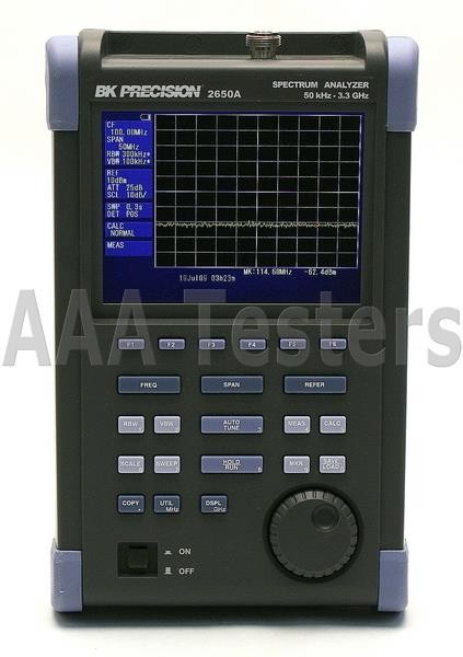 BK Precision 2650A Handheld 3.3GHz Spectrum Analyzer 2650