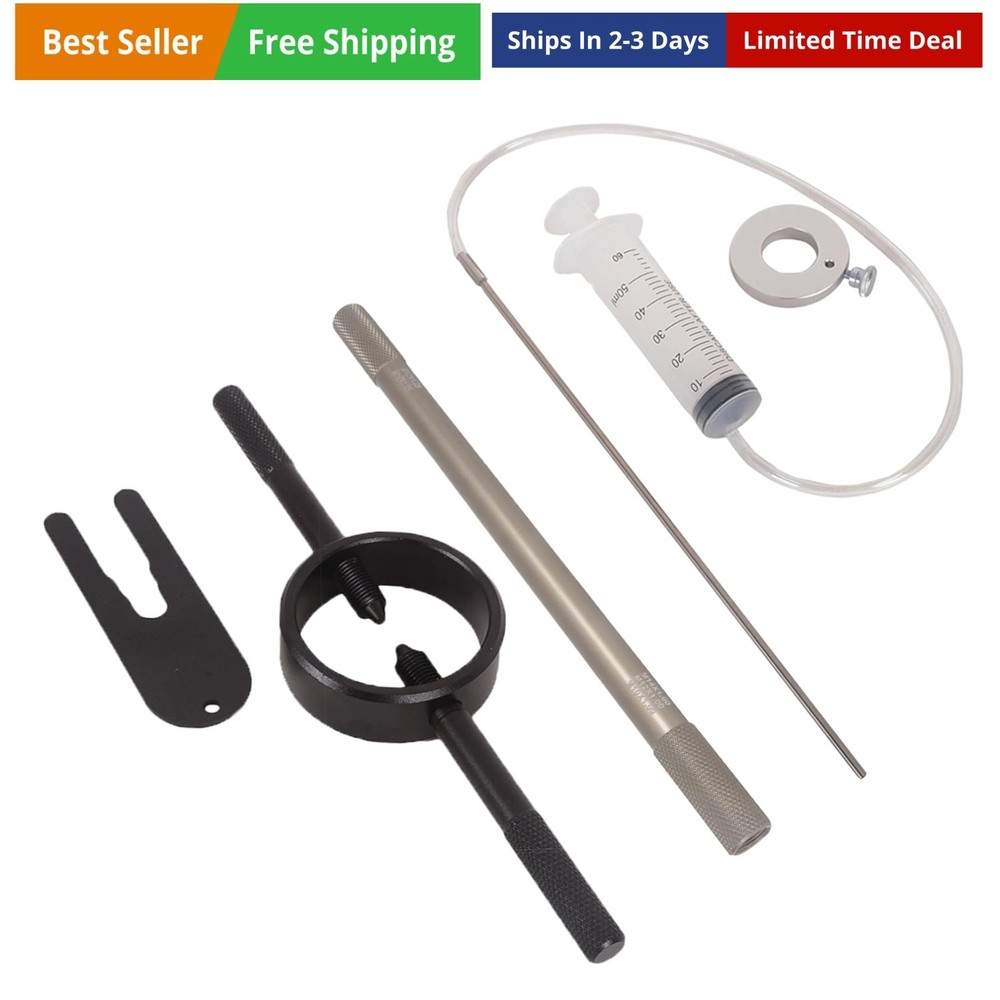 Motorcycle Fork Service Tool Kit, 3PCS Fork Maintenance Tool Set Fork Oil Lev...
