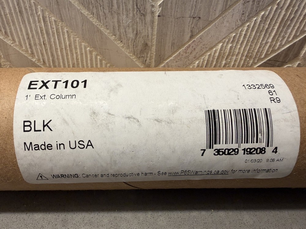 Peerless EXT101 Fixed Column Extension 12"