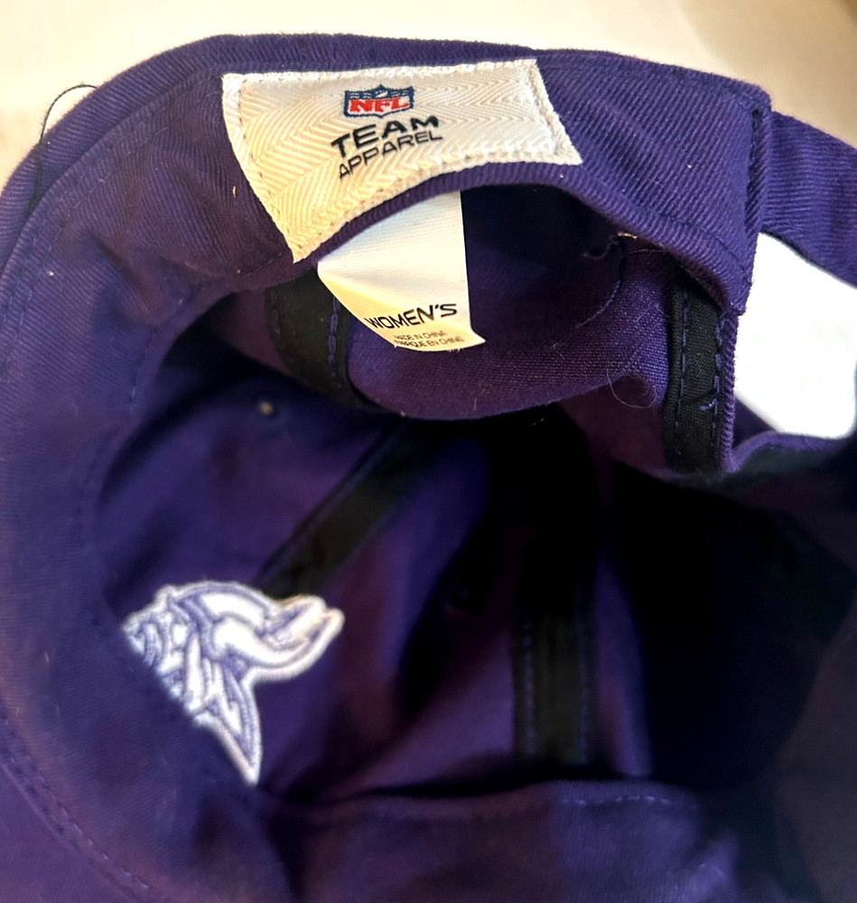 Minnesota Vikings Women's Cap Hat Adjustable Size Ships Same Day