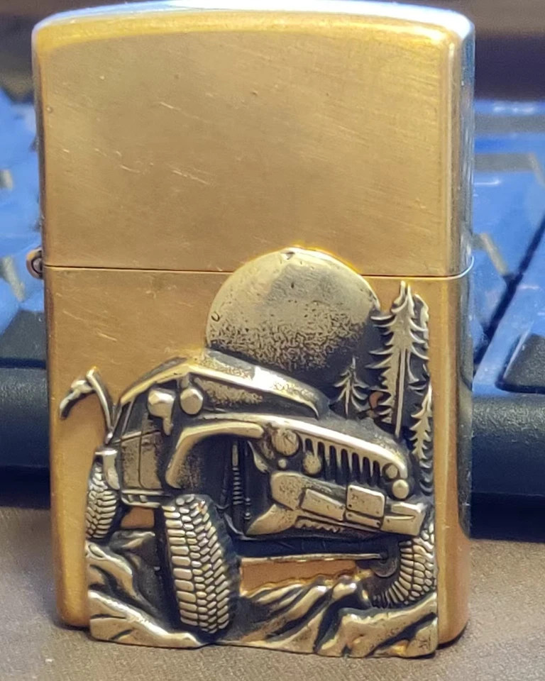 1 piece Brass Jeep DIY sticker suitable