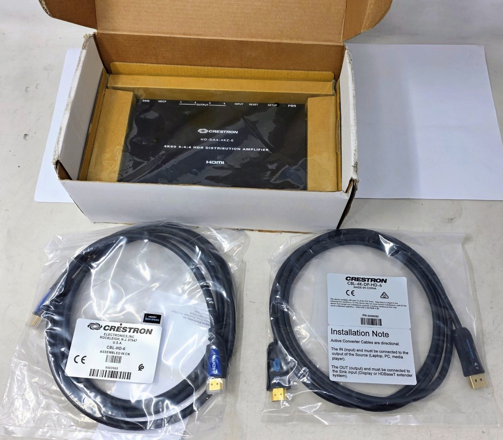 CRESTRON HD-DA4-4KZ-E Distribution Amplifier 6509697