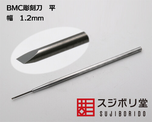 Sujiborido BMC Chisel width 1.2mm (Flat) cyoko010