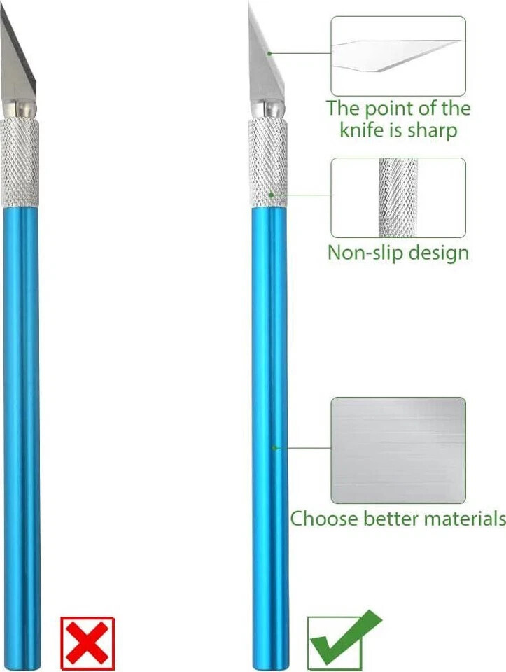 Professional 8 PCS Model Tools Kit Modeler Basic Tools Craft Set Hobby Building