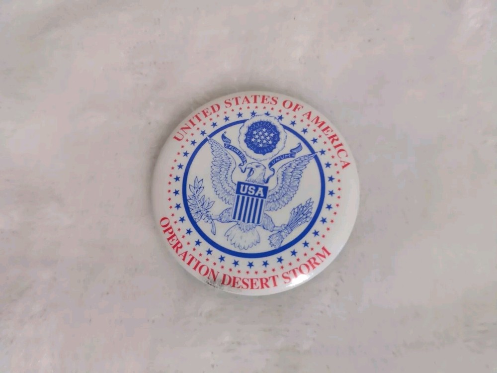 Operation Desert Storm Button Pin