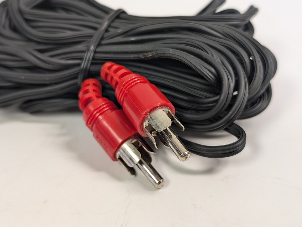 20 FOOT SPEAKER WIRE RCA PLUG - RCA PLUG