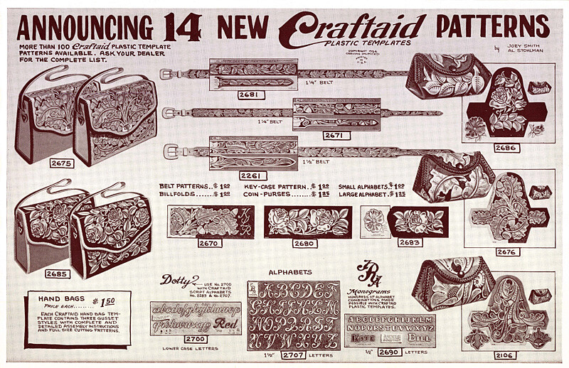 Leather Craft Doodle Pattern  FILIGREE----Right & Wrong