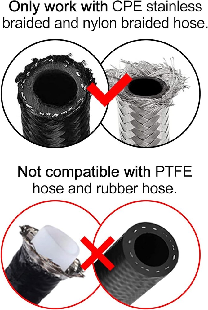 AN6 Hose End Fitting Kit Performance Parts