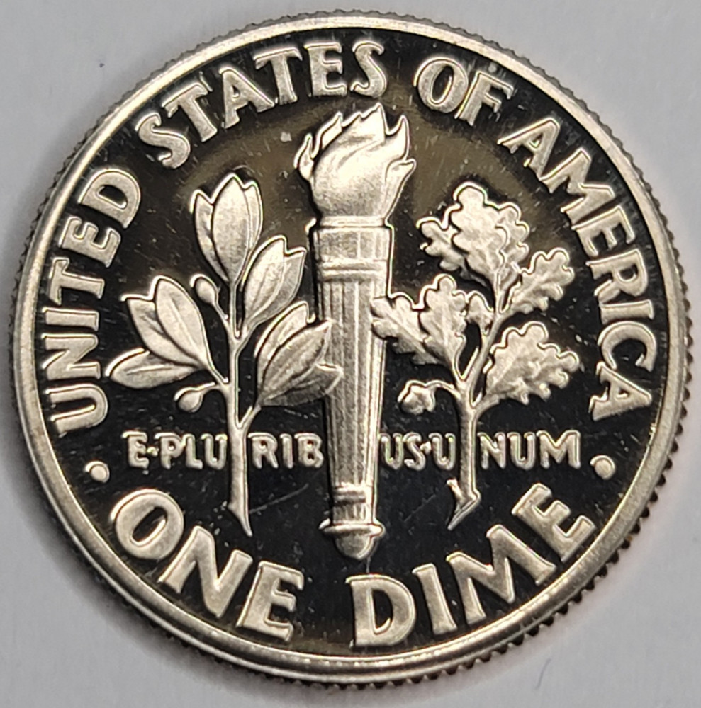 1986 S GEM PROOF DCAM ROOSEVELT DIME