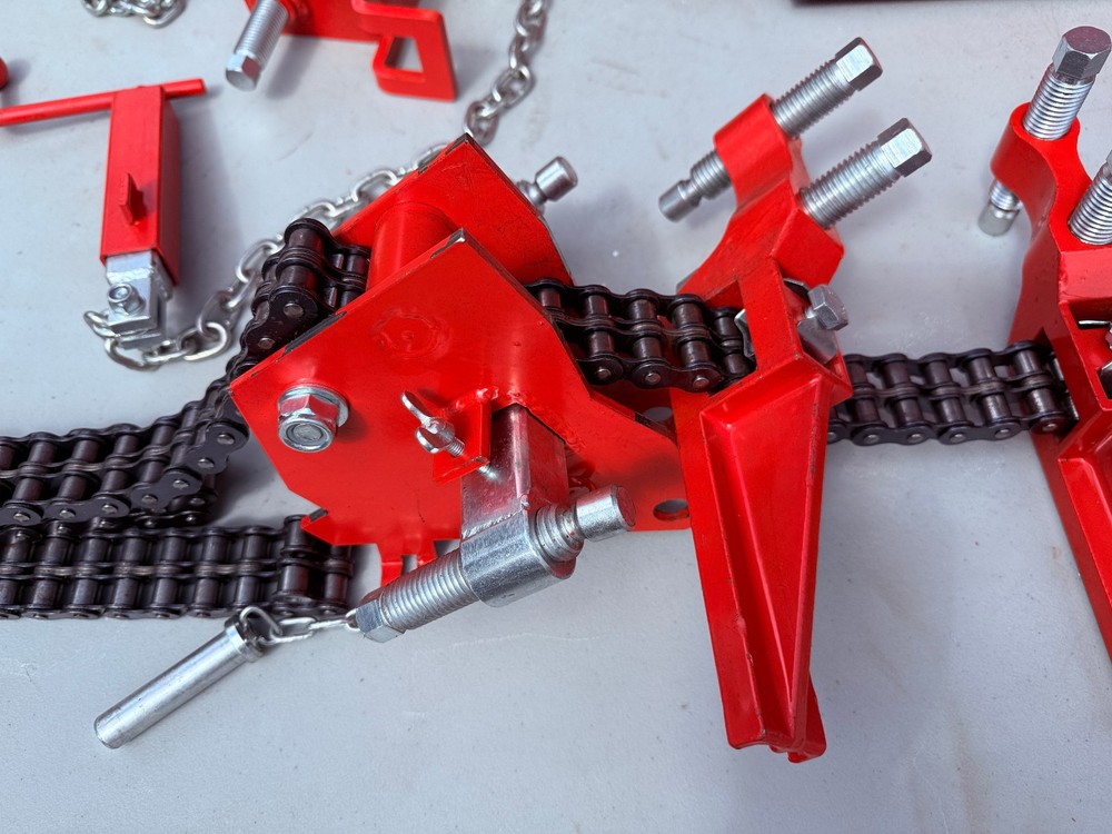 SAWYER 124H 10-36" DIAMETER PIPE CHAIN CLAMP WELDING FABRICATION ALIGNMENT TOOL