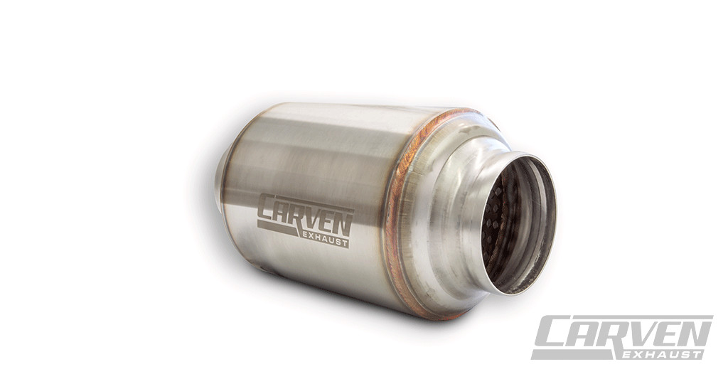 Carven Exhaust R-Series 3" Performance Muffler-Free Shipping!