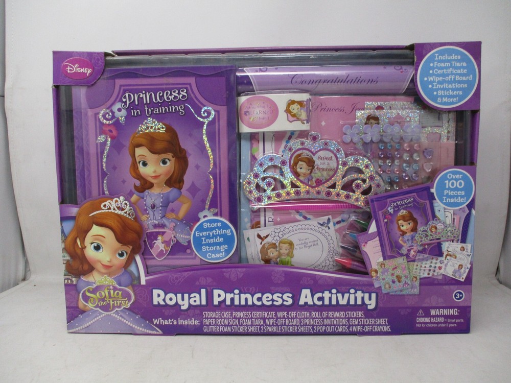 Disney Sofia the First Royal Princess Activity with Storage Case