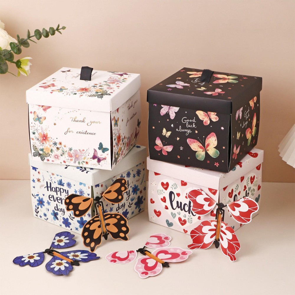 Butterfly Present Box Unique Butterfly Parties Present Box Exploding outgoing