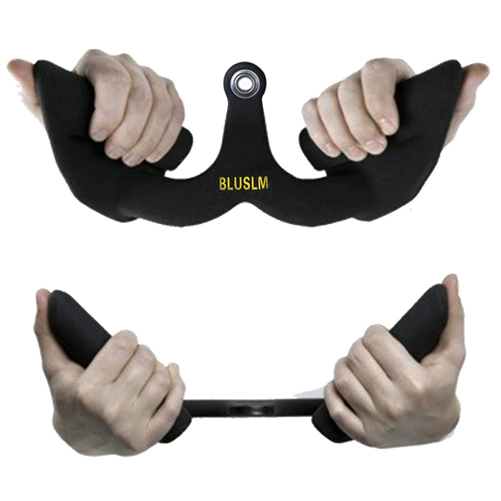 LAT Pull Down Bar for Cable Machine Pulldown T Bar V Bar Cable Attachments BL03