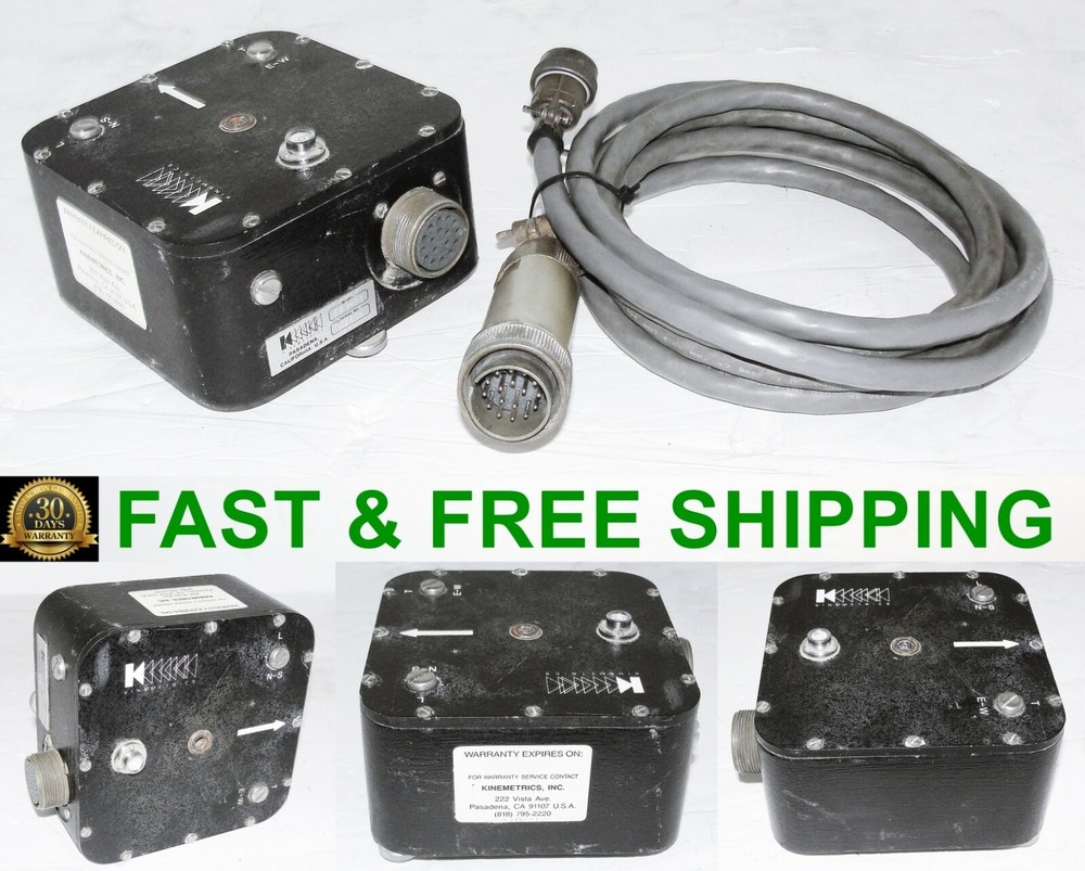 Kinemetrics FBA 23 Earthquake Seismic 3-component Accelerometer
