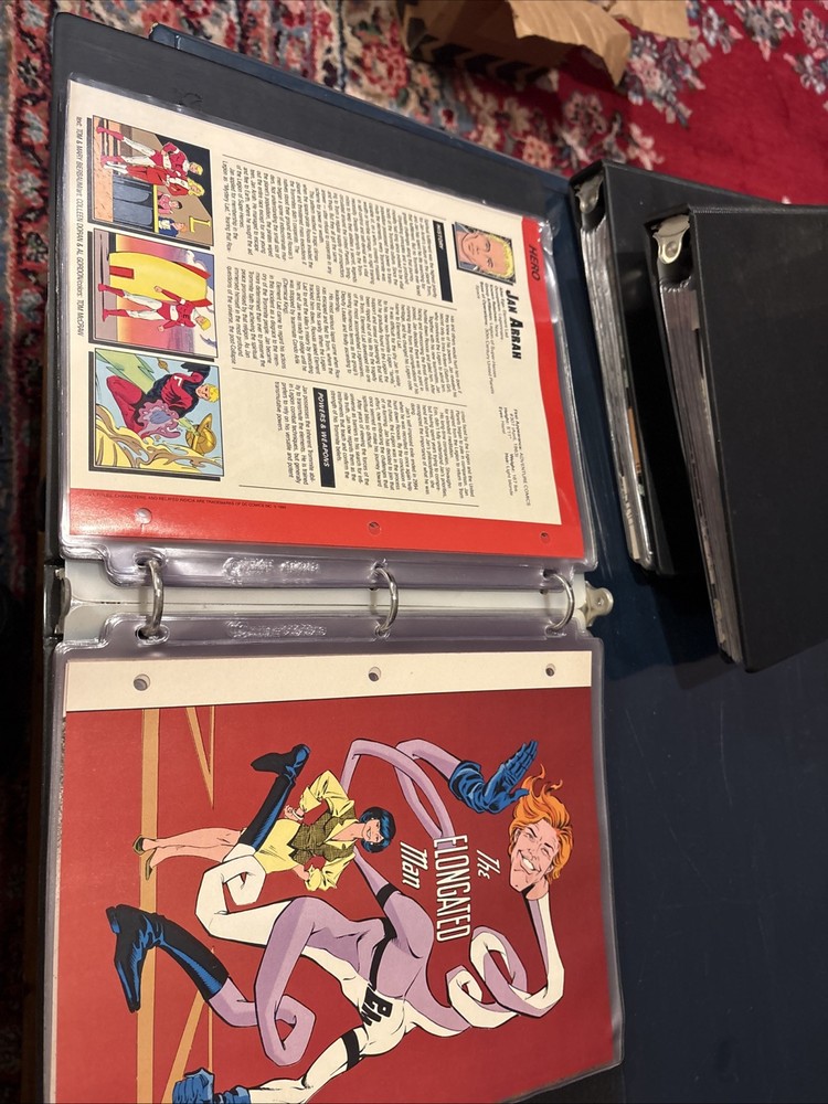 Comic Book Bio Binder