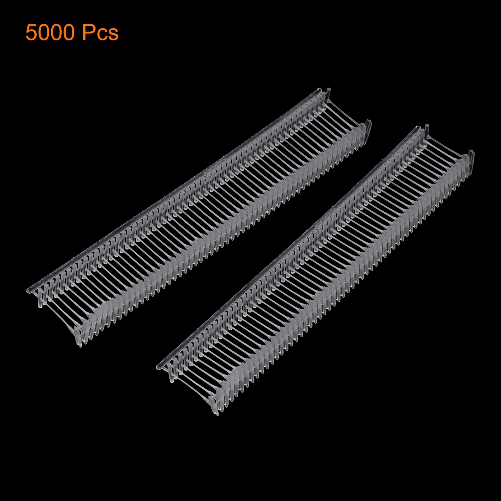 5000Pcs Standard Tagging Gun Fasteners 0.4" Transparent Garment Tags