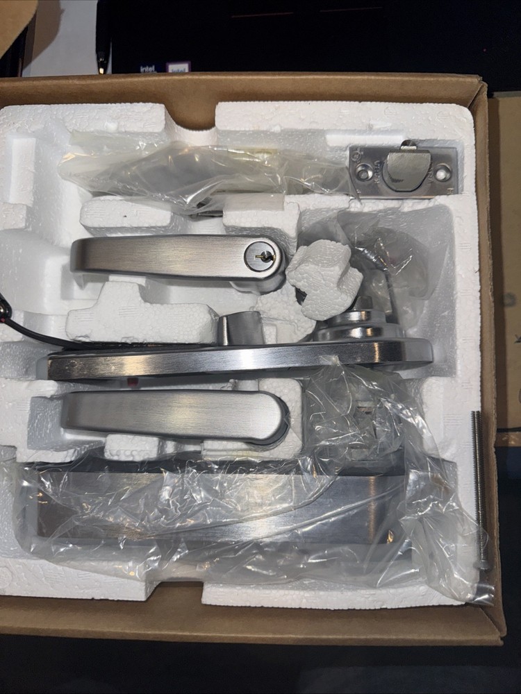 Kaba Eplex E5051xswl62641 Push Button Lock set In satin chrome
