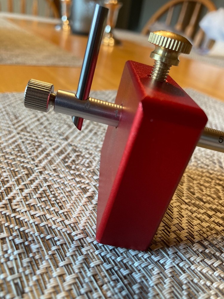 Knife Makers Line Scribe, Wood Marking Tool, Parallel Marking Scribe, 2X72 Grind